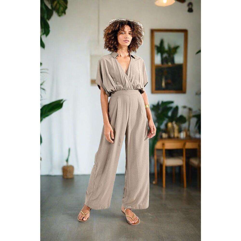 Light Khaki Jumpsuit